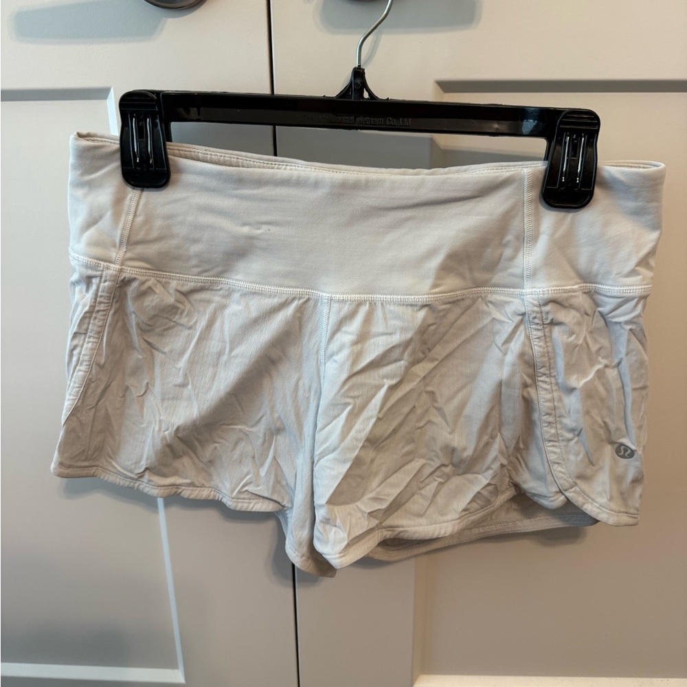 Lululemon White Shorts